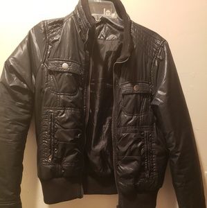 Roxy Black Bomber Jacket